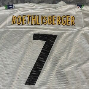 Mens Reebok Ben Roethlisberger Pittsburgh Steelers Super Bowl XLIII Jersey 2XL